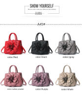 Bolso De Hombro Floral De Cuero PU Estilo Europeo Y Americano Nueva Moda 2024 Bolso Portátil Lindo Al Mejor Precio - details 5