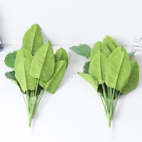 82cm Hoja De Plátano Artificial Decoración Para Sala De Estar Hogar Boda Hotel Pasillo Verde Jardín Decoración Planta Falsa - details 4