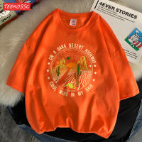 Camiseta Para Hombre Con Estampado Kawaii En La Carretera Desierta Camisetas Casuales De Verano Tallas S-XXXL Transpirable Y Cómoda Para El Día a Día - details 28