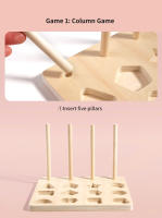 Juguetes De Madera Para Bebés Juego De Hilo De Aprendizaje Sensorial Montessori Educativo Para Niños Entre 3 Y 6 Años - details 11
