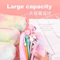 Estuche De Lápices Kawaii De Peluche Grande Para Niñas Estuche De Almacenamiento Para Estudiantes Y Oficina Suministros De Papelería - details 6