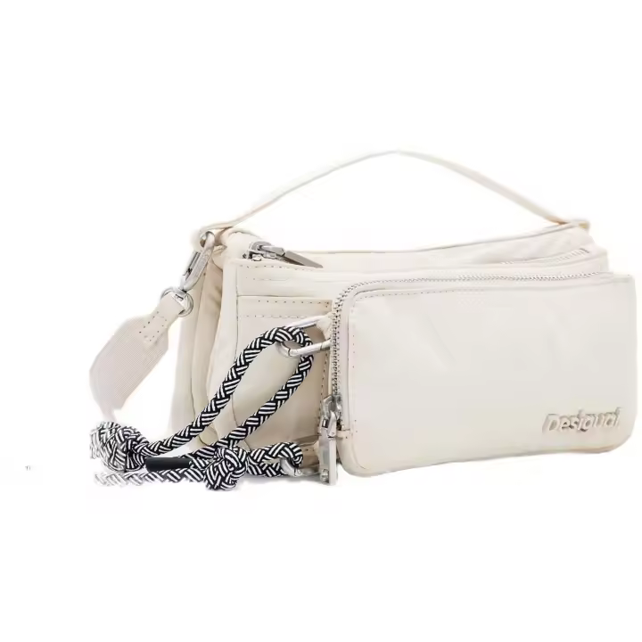 Bandolera Desigual  para mujer en color blanco - 1