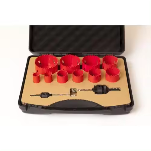 Estuche coronas MUSSOL bimetal cobalto 8% 10 piezas - 1