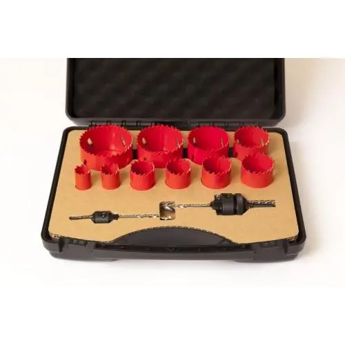 Estuche coronas MUSSOL bimetal cobalto 8% 10 piezas - 1