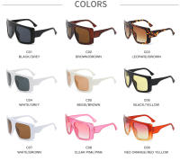 Gafas De Sol Cuadradas Punk Oversize Para Hombre Y2K Tendencia Única Con Lente UV400 Para Ciclismo Y Conducción - details 6