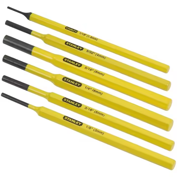 Juego botadores y punzones 4-18-226 stanley - 1