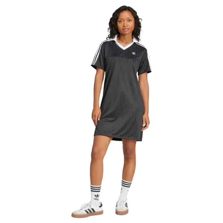 Vestido Adidas V-Neck para mujer en color negro - 1