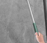 Cepillo De Limpieza Con Mango Largo Telescopio Mágico Escoba De Silicona Para Piso Y Ventanas Escobilla De Piso Para El Hogar Y Baño - details 6