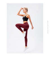 Leggings De Yoga Para Mujer Calor Invierno Elásticos Talla Completa Deporte Gimnasio Running Leggings De Poliéster Y Spandex - details 14