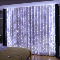 Luces De Encaje LED Para Cortinas 3/4/6m Control Remoto USB Decoración Navideña Para Dormitorio Y Hogar Cadena De Luces Festivas - details 13