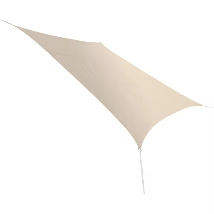 KG KITGARDEN - Toldo Vela de Sombra Cuadrado para Jardin, 2x2 m, Beige - COVERSUN - 1
