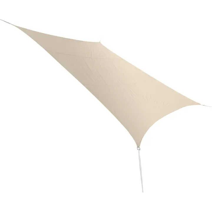 KG KITGARDEN - Toldo Vela de Sombra Cuadrado para Jardin, 2x2 m, Beige - COVERSUN - 1