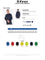 Sudadera Deportiva ZEUS Felpa Enea  Sudaderas Deportivas y Casual  Hombre, Mujer y Niños  paseo, deporte, hombre, niño, cole, futbol. - details 0