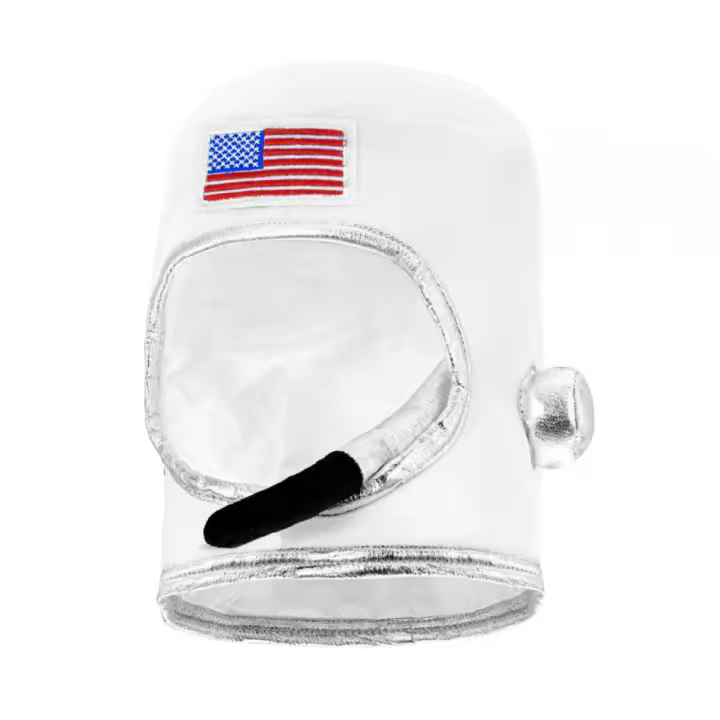 Widmann Casco Astronauta Blanco USA para adulto - 1