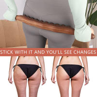 Rodillo De Masaje Lymphático De Madera Para Terapia Y Eliminación De Celulitis Herramienta De Drenaje Linfático Para Cuello Espalda Cintura Piernas - details 0