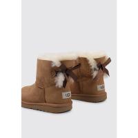 UGG MINI BAILEY BOW II Botas Planas Niña Cuero - details 2