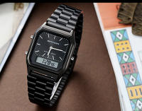 Reloj Deportivo De Lujo Para Hombres Y Mujeres SANDA Estilo G Dual Display LED Digital Y Analógico Acero Inoxidable Resistente Al Agua Cronógrafo Luminoso - details 10