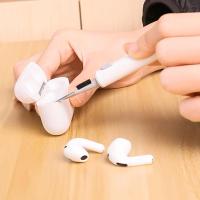 Kit de limpieza para AirPods: Kit de limpieza para auriculares 3 en 1 compatible con AirPod/AirPod Pro con Esponja - details 2