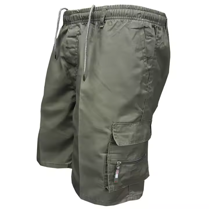 Shorts De Camuflaje Para Hombre Verano Secado Rápido Multibolsillos Ligeros Para Senderismo Pesca Camping Tácticos - 1