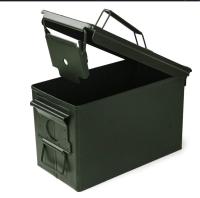 Caja de municion Caja de munición de Metal Calibre 50, Verde Militar - details 3