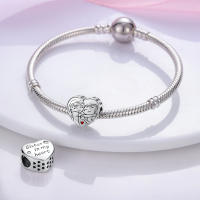 Encantos De Pareja De Niño Y Niña Platinados Con Circonia Para Pulsera O Collar Joyería Para Mujer Pendiente Clásico De Moda Vintage Romántico - details 43