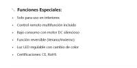 Ventilador de Techo LED Ø55cm Blanco con Mando, Rejilla no se gira,6 Velocidades, Motor DC Silencioso, Luz Regulable 3000K/4000K/6000K, Temporizador 2h, Función Memoria, Uso Interior, Bajo Consumo - details 3
