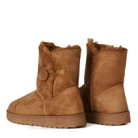 Altamoda Botas Autralianas con Pespuntes para Mujer Calientes Color Camel Nieve - details 1