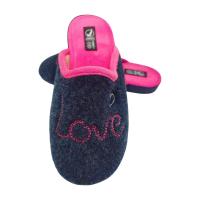 Zapatillas Casa Mujer invierno  Calientes y Cómodas  Marca Javer suela Antideslizante bordado con amor suela perfumada. Fabricadas en España , calzado para el hogar. - details 2