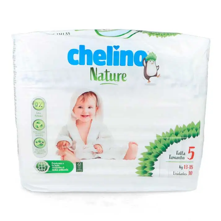 Chelino Nature Pañal T 5 B30 - Absorción Máxima - 1