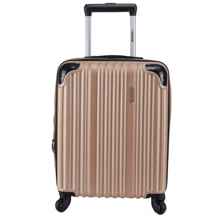 Maleta De Cabina Extensible Terrae Chanpagne 40x55cm. - 1