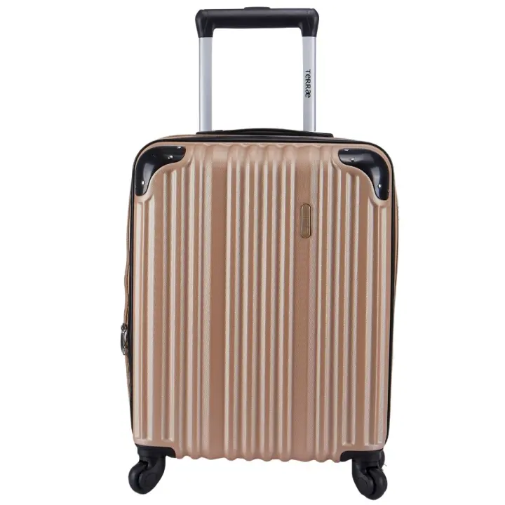 Maleta De Cabina Extensible Terrae Chanpagne 40x55cm. - 1