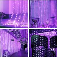 1 Pack De Luces De Cobre LED 2x2M Para Ventanas Con 20 Clips Y Luz De Batería Para Decoración De Fiesta Navidad Y Bodas - details 21