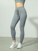 Leggings De Yoga Para Mujer De Color Sólido Y Sin Costuras Con Cintura Alta Push up Para Fitness Running Y Gimnasio Talla Verdadera - details 9