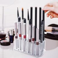 Organizador De Pinceles Para Uñas De Acrílico Con 26 Agujeros Soporte De Exhibición Para Maquillaje Y Herramientas De Uñas Caso De Mostrador - details 4