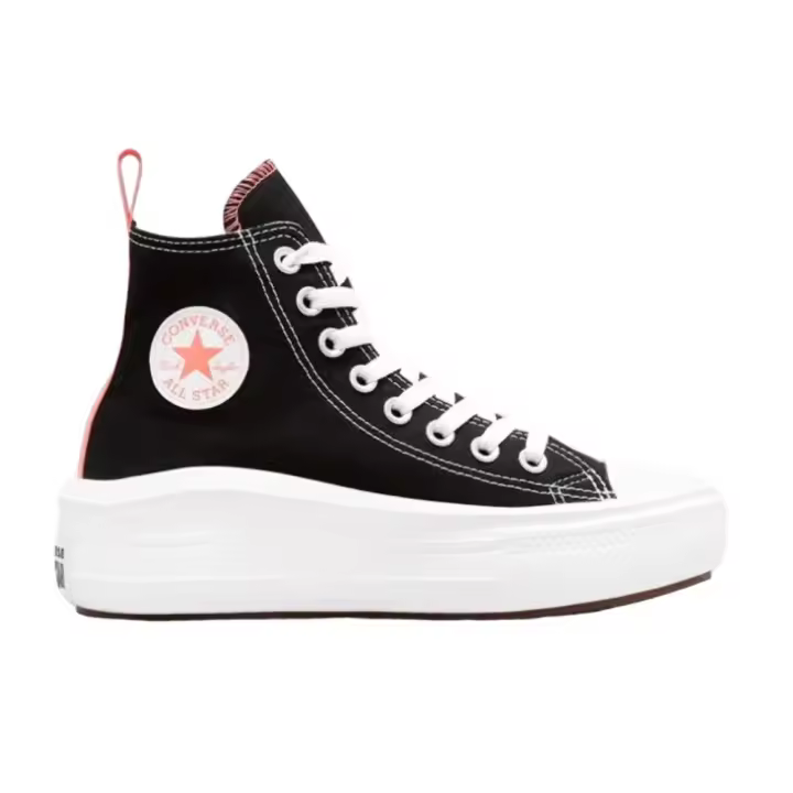 Zapatillas Converse Move Hi Negro Rosa Salt Blanco 271716C - 1