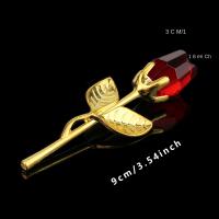 Regalo De Día De La Madre Para Novia Flor De Cristal Roja Eterna En Amor Para Aniversario Y Bodas Decoración De Hogar Para Fiesta - details 4