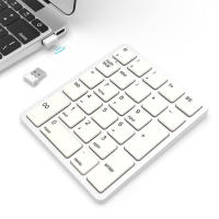 Teclado Numérico Inalámbrico 2.4GHz Recargable Para Contabilidad Financiera Para Laptop Computer Mini Estilo Sin Retroiluminación Interface USB - details 6
