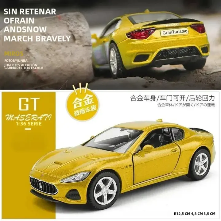 MaKeda1:36 Maserati Gran Turismo MC Vehículo De Juguete De Simulación Alta Calidad Modelo De Coche De Aleación Detalles Exquisitos Para Coleccionistas - 1
