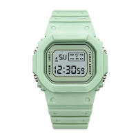 Reloj Digital LED Para Hombres Y Mujeres Resistente Al Choque Reloj Deportivo Impermeable Con Correa De Silicona Estilo Simple - details 11