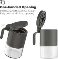Tarro de especiación de Vidrio Caja de especias humedad resistente con Cubo 2-Pack 10 oz/300 ml - details 1