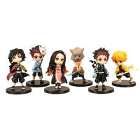 Figura De Acción Demon Slayer Kimetsu No Yaiba Kamado Tanjirou Con Agatsuma Zenitsu Nezuko Kyoujurou PVC Modelo Juguete Regalo Para Fans De Anime - details 4