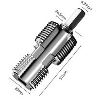 Herramienta De Tapping Para Tubos De Agua Universal 4 Puntos 6 Puntos Abre Agujeros Interior De Tubo Eléctrica Broca Hexagonal Para Reparación De Plomería - details 5