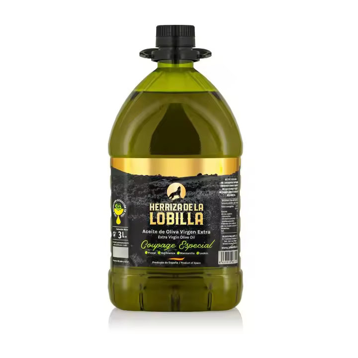 Herriza de la Lobilla 3 litros  NUEVA COSECHA 24/25 - Aceite de Oliva Virgen Extra Gourmet, PET 3l  Primeros Días Cosecha - 1