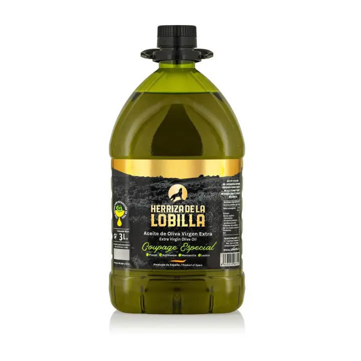 Herriza de la Lobilla 3 litros  NUEVA COSECHA 24/25 - Aceite de Oliva Virgen Extra Gourmet, PET 3l  Primeros Días Cosecha - 1