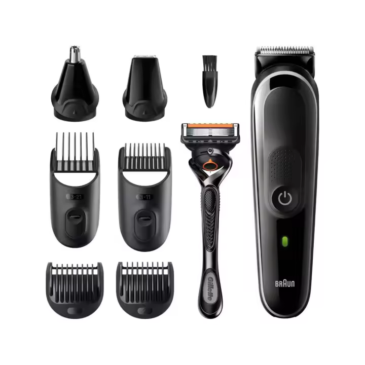 Afeitadora Braun Cortapelo Barba 8 en 1 styling kit MGK5360 - 1