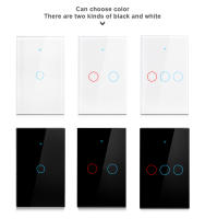 Interruptor De Pared Inteligente WiFi Tuya App 1/2/3 Ganas Sin Cable Neutro Luces LED Controladas Por Alexa Y Google Home - details 2