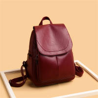 Mochila De Cuero Suave Antirrobo Para Mujer Bolso De Hombro Vintage Gran Capacidad Para Viaje Escuela Bolsa De Mano Para Chicas - details 16