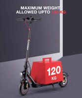 Scooter eléctrico plegable iScooter i9 Pro con neumático de panal de 8.5 pulgadas, motor de 350 W, batería de 7.5 Ah, velocidad máxima de 30 km/h - Negro - details 12