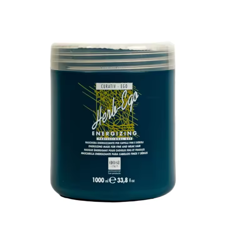 Ever Ego Italy Mascarilla Energizante al Extracto de Pimiento – Fortalecimiento y Vitalidad Capilar | 1000 ml - 1