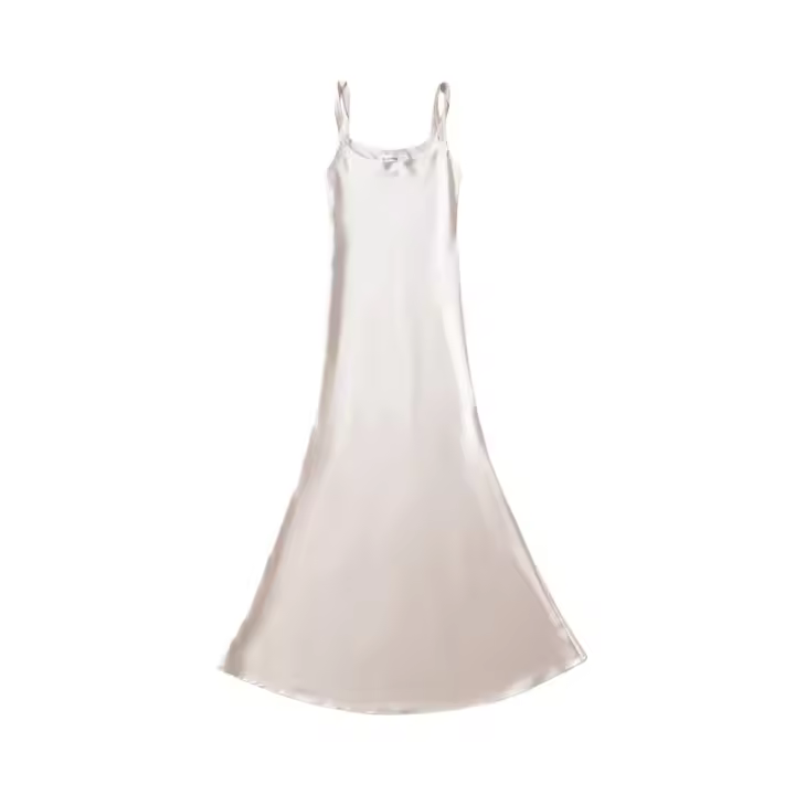 Design Sense Shoulder Strap Twisted Dress Women's Feeling Slim Fit Waistwear Slim Strap Fish Tail Knee Length Dress Summer - 1